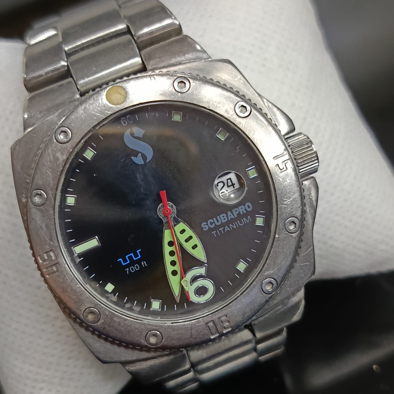 Montre scubapro titanium original plongée sous-marine Quartz