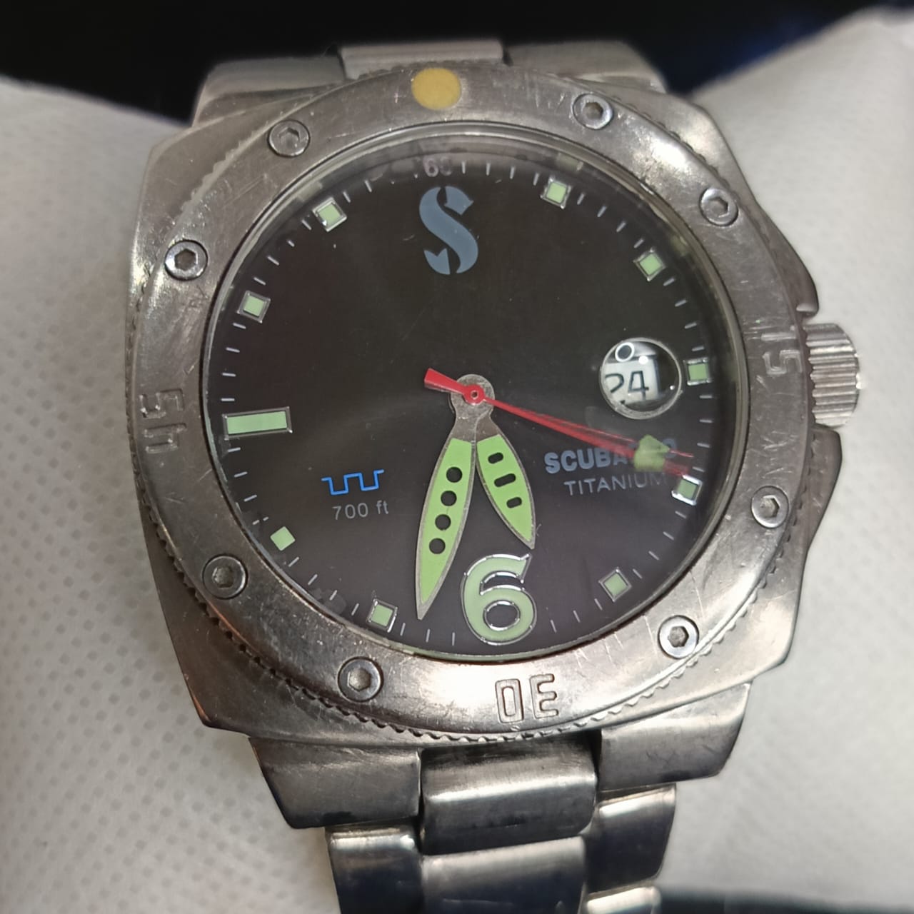 Montre scubapro titanium original plongée sous-marine Quartz