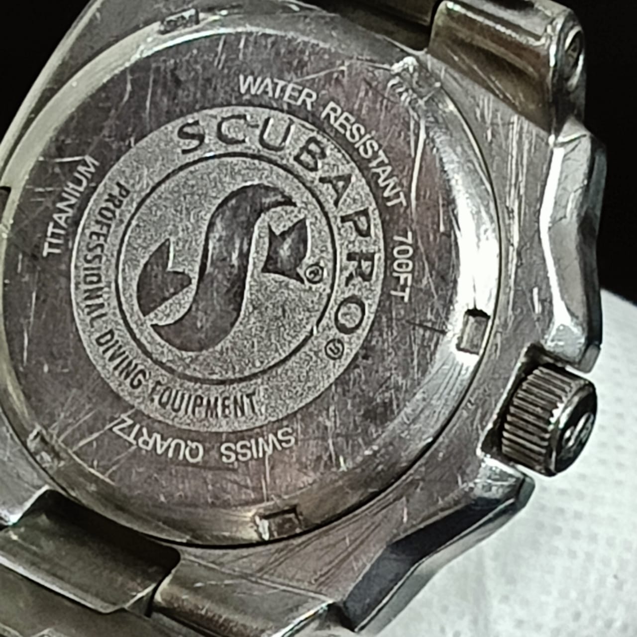 Montre scubapro titanium original plongée sous-marine Quartz
