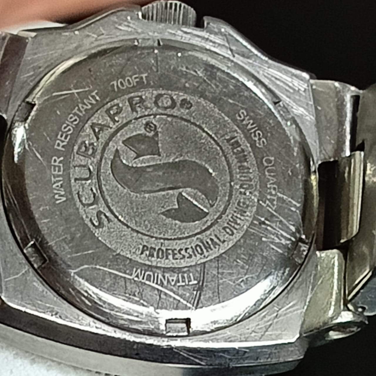 Montre scubapro titanium original plongée sous-marine Quartz