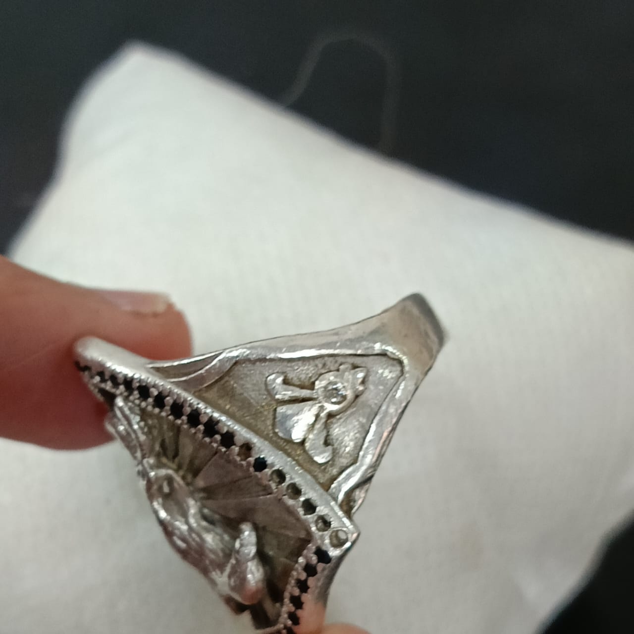 خاتم فضة أمريكي