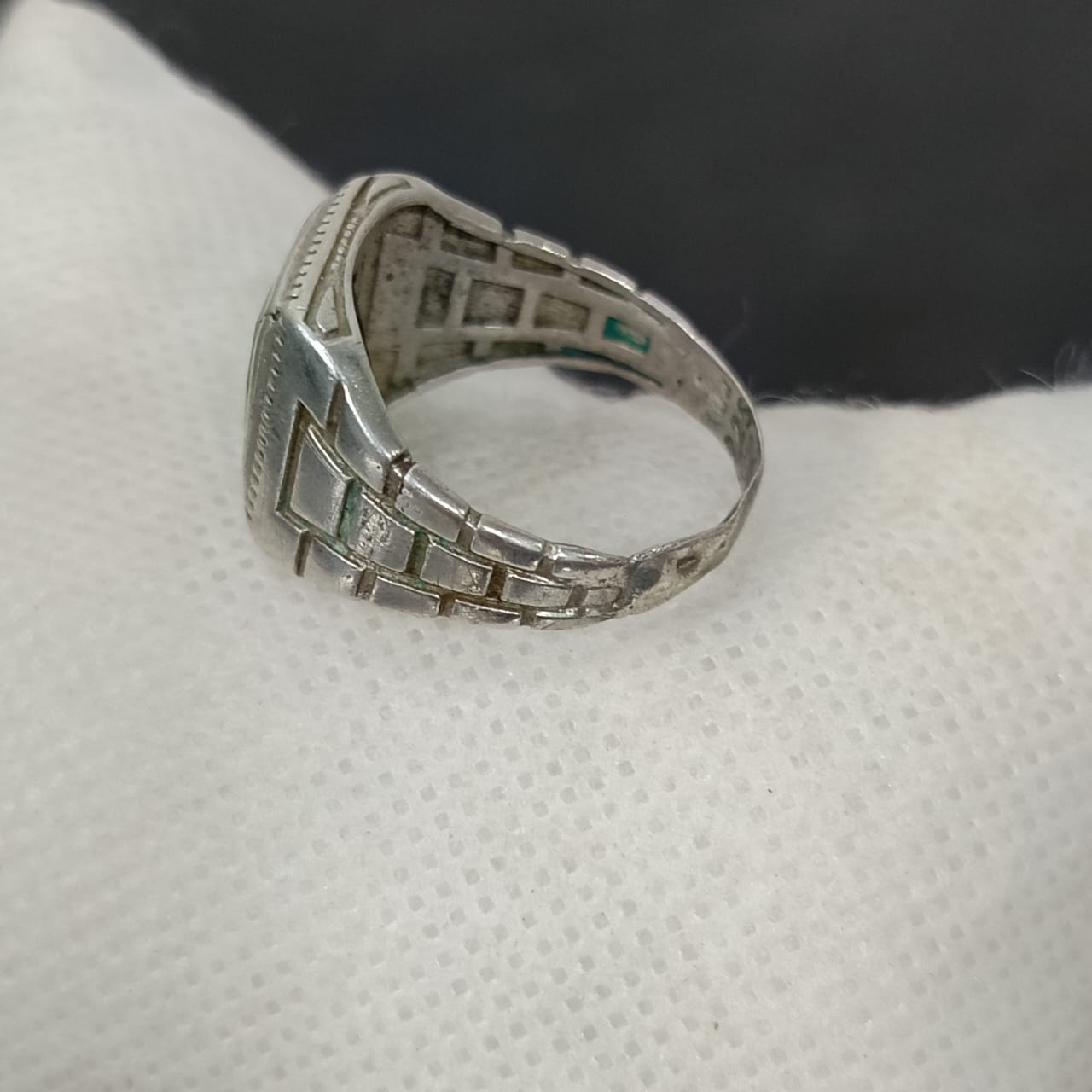 خاتم فضة تحفة