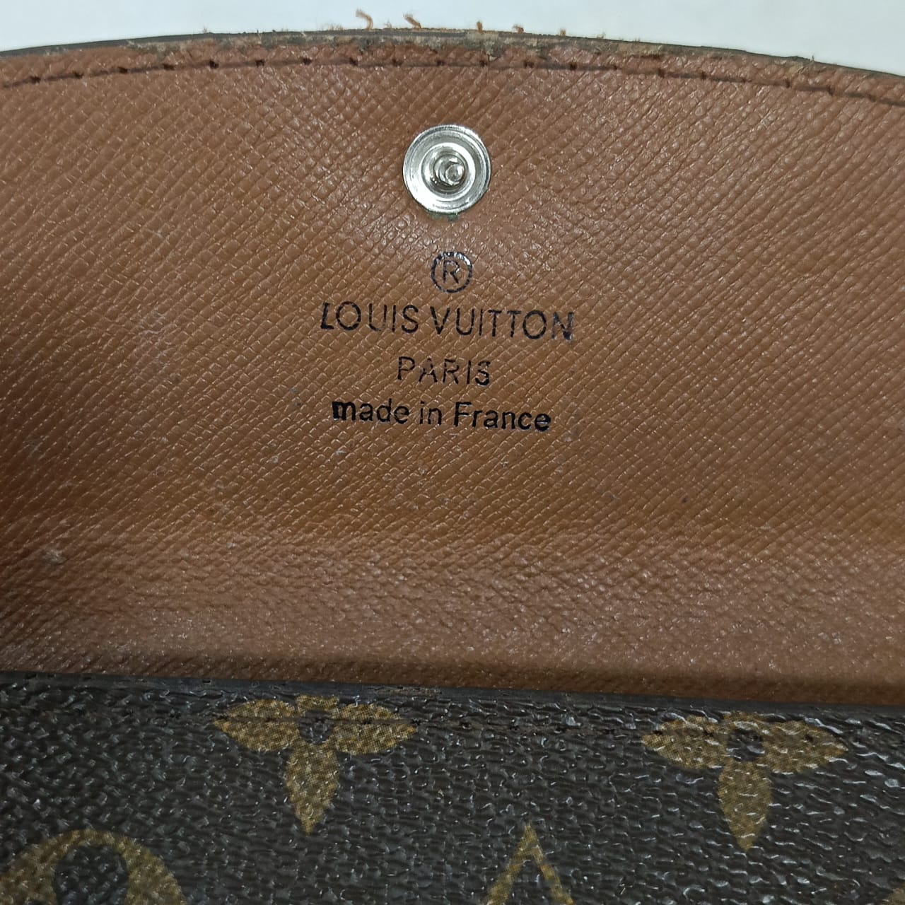 Portefeuille louis Vuitton Femme en cuir vintage