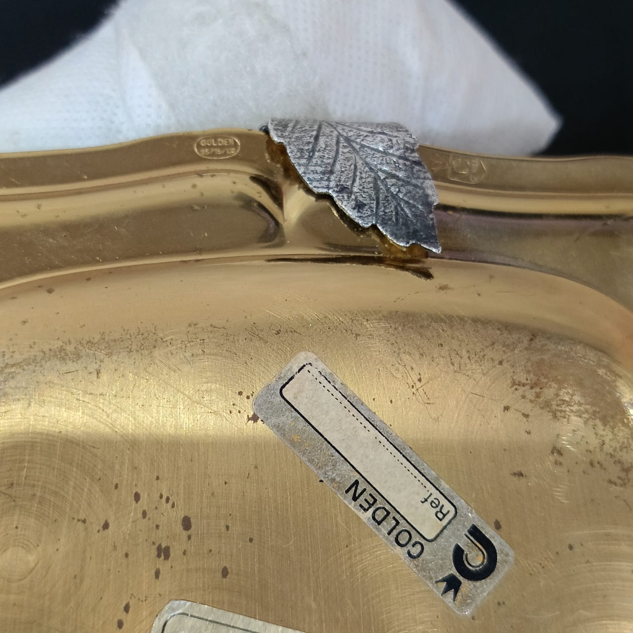 سينية أنتيك تغليف قوي فضة