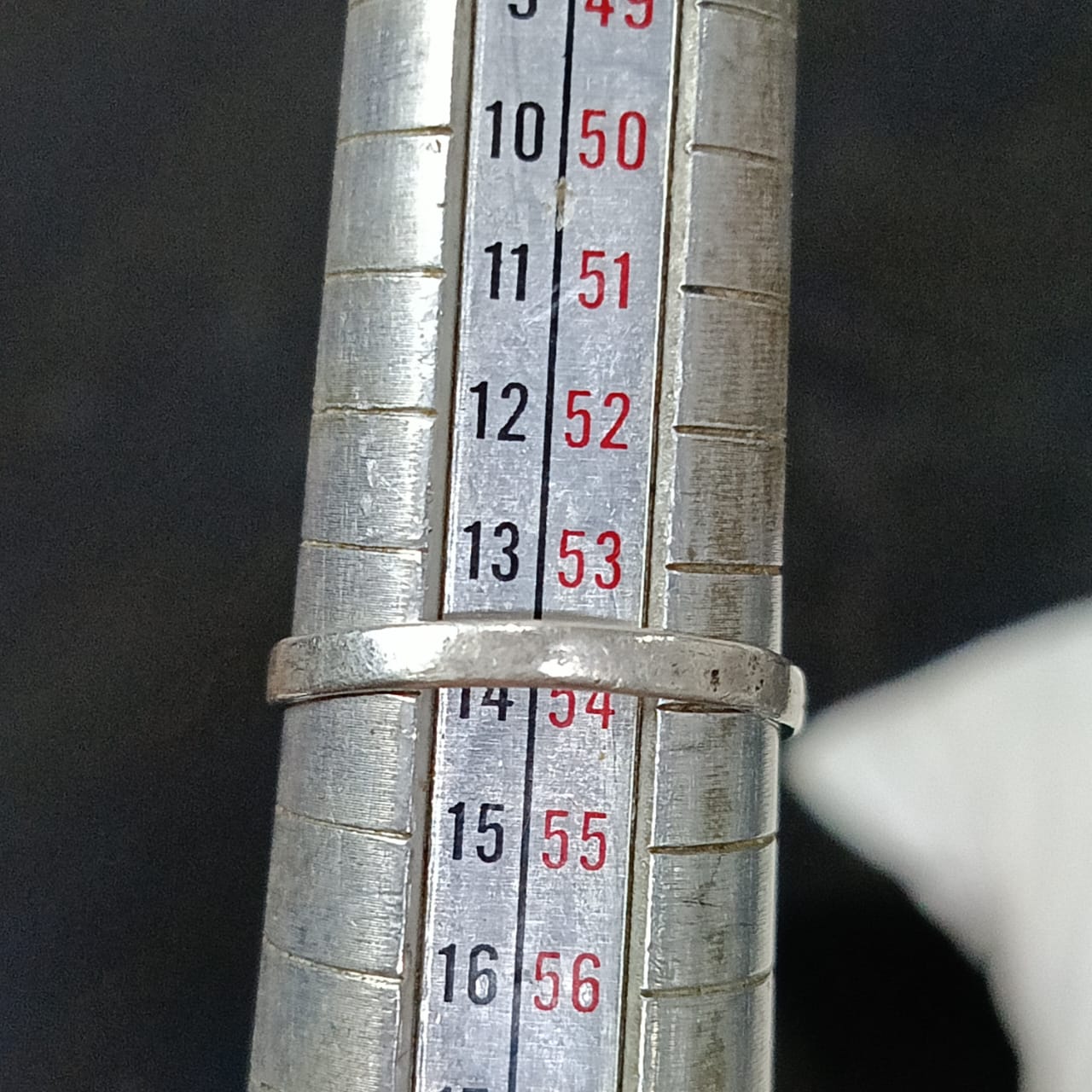 خاتم فضة نسائي بحجر عين الهر