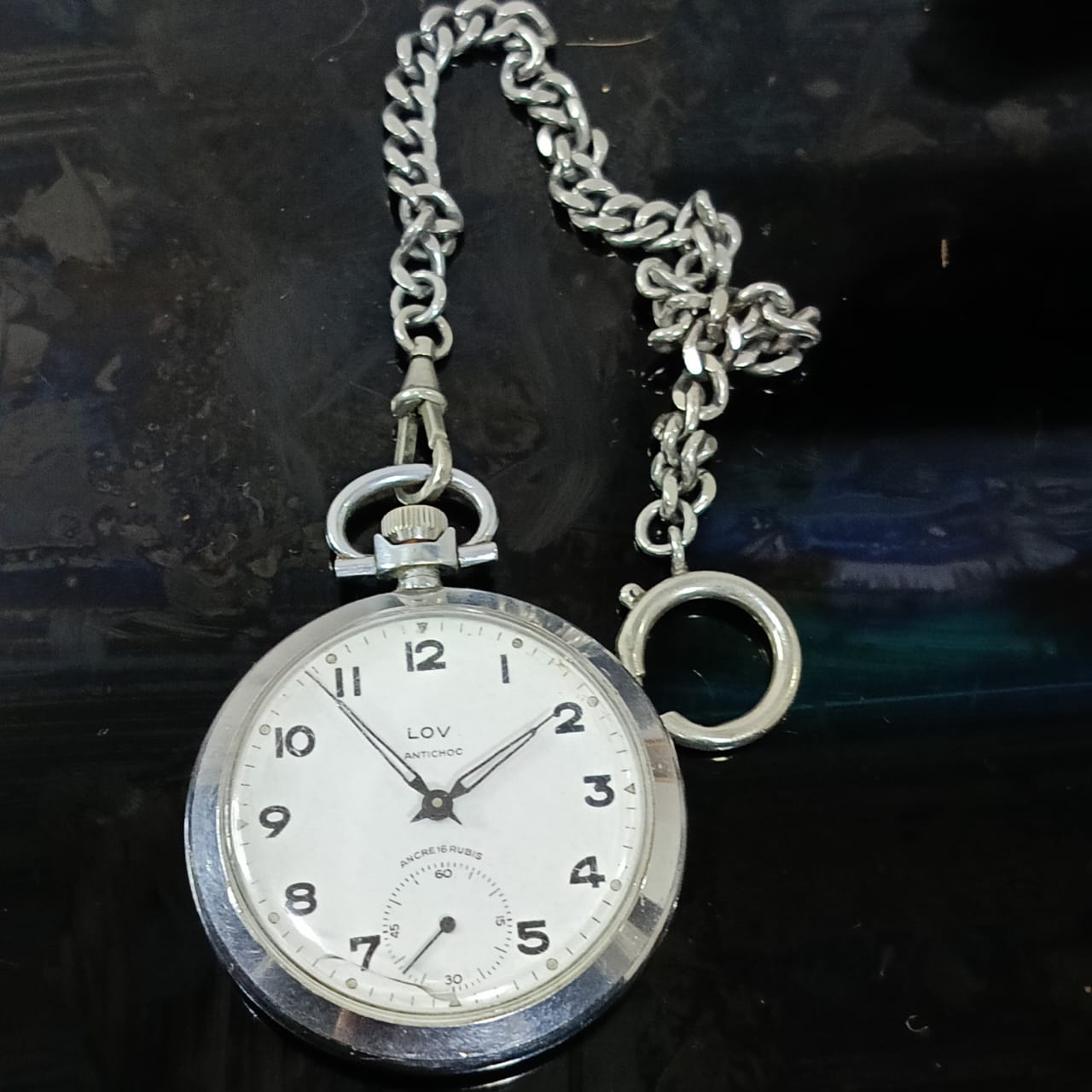 Montre gousset lov mécanique vintage original