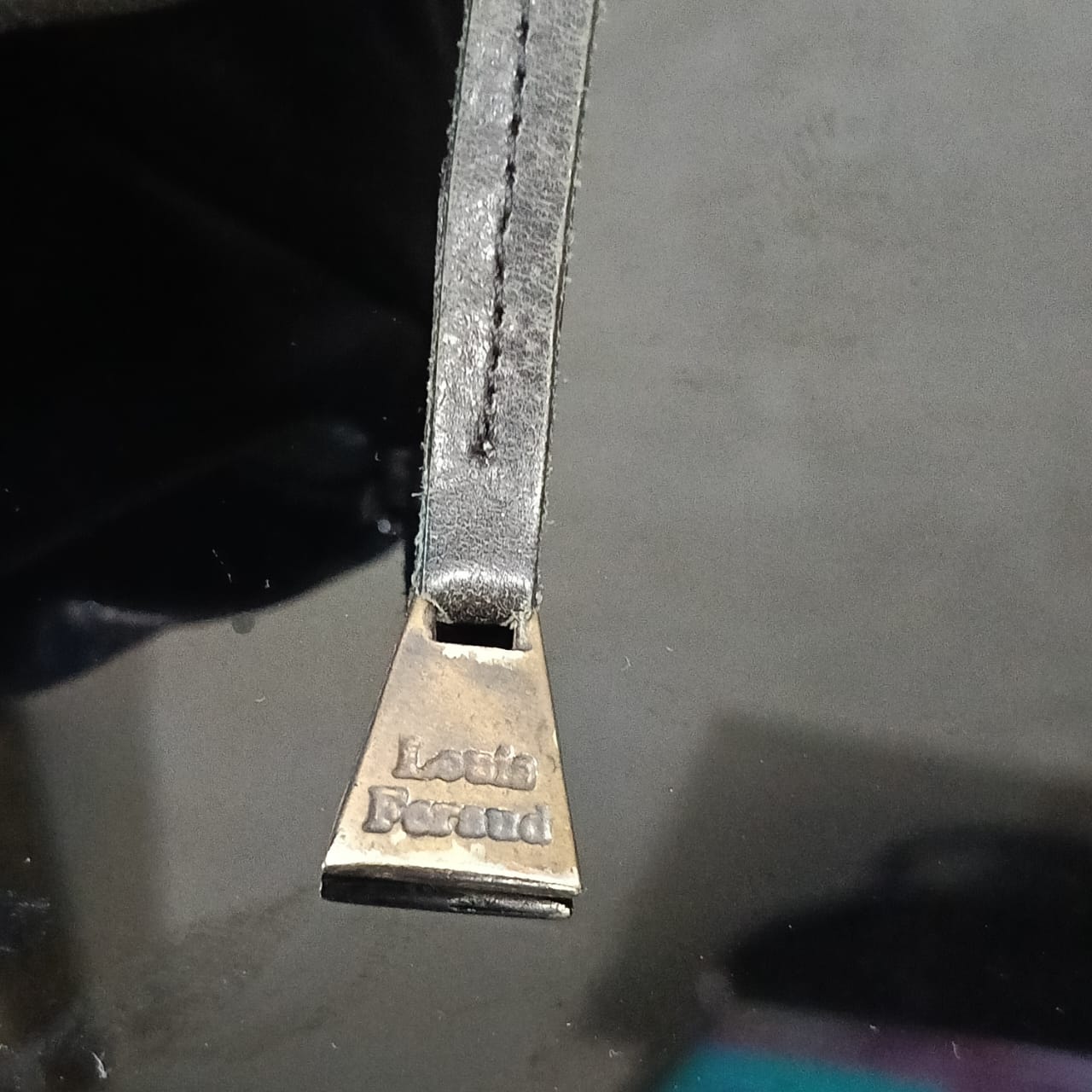 Sac louis ferauf paris en cuir vintage original