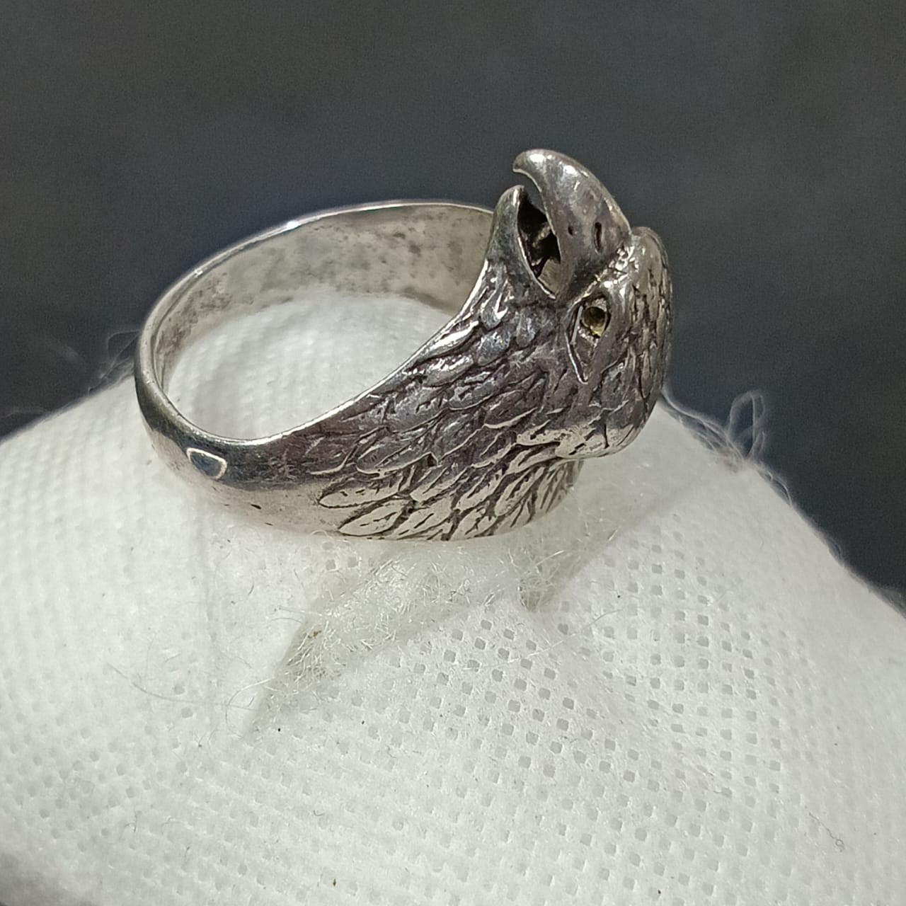خاتم فضة نسر تحفة