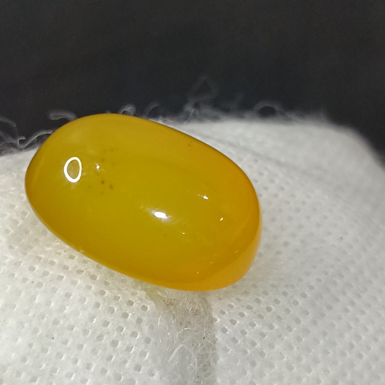 فص حجر عقيق طبيعي