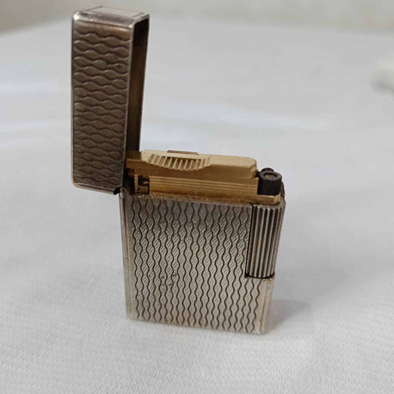 Briquet Dupont argent original