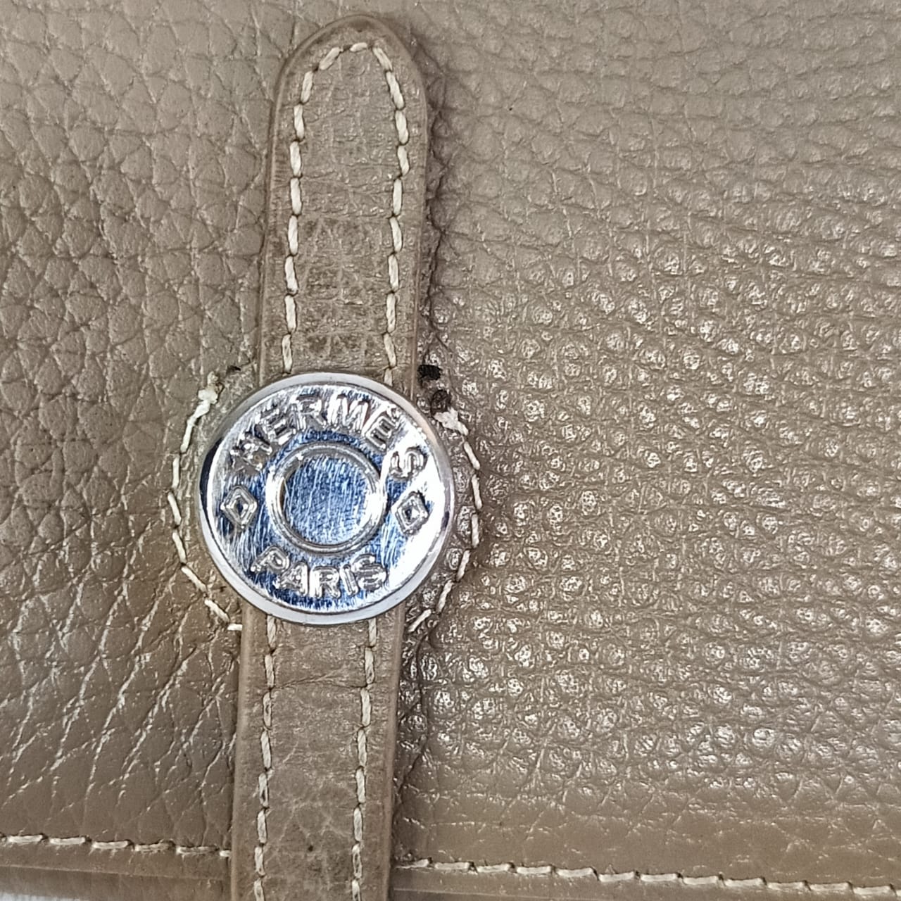 Portefeuille Hermes paris en cuir