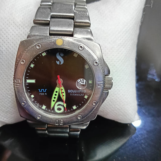 Montre scubapro titanium original plongée sous-marine Quartz