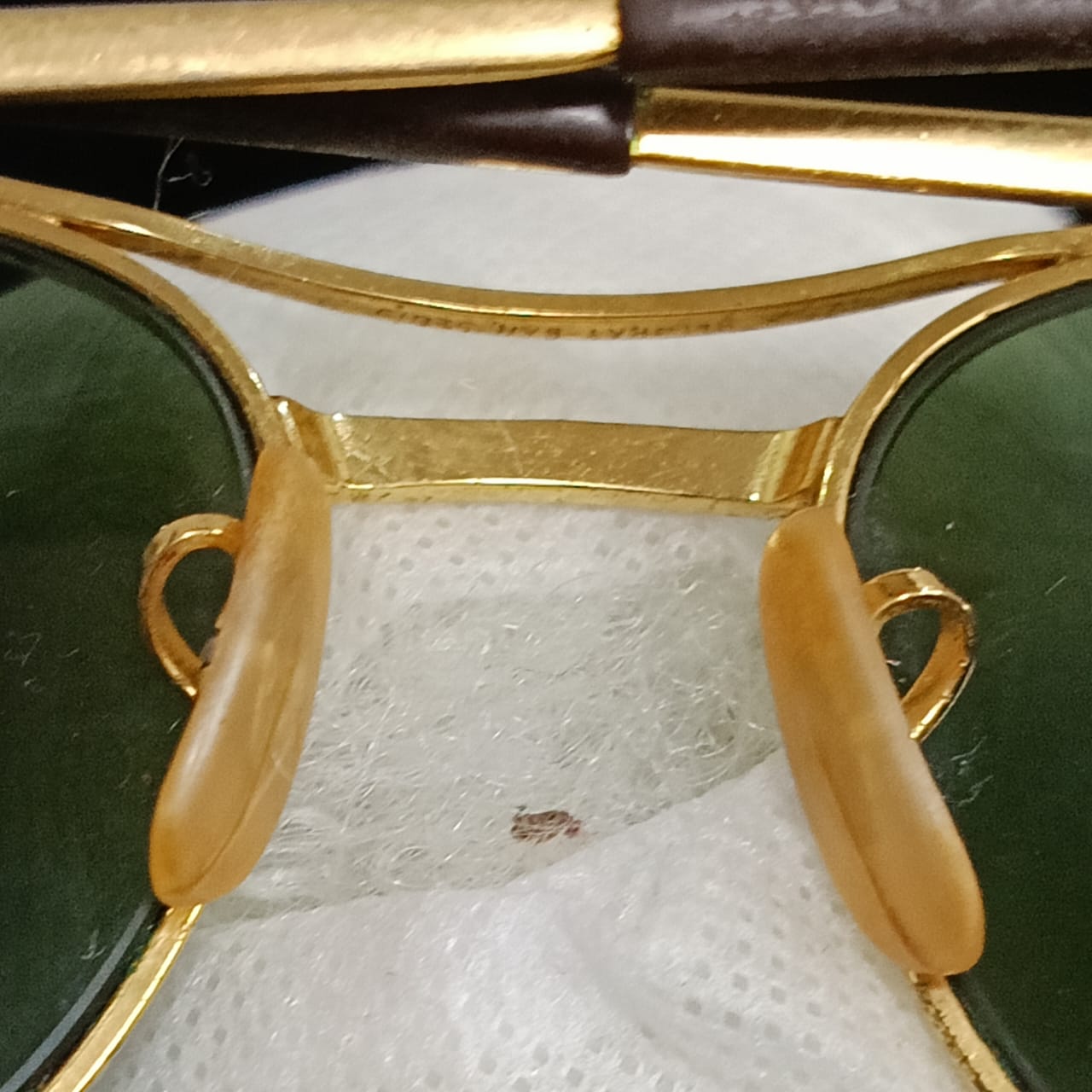 Lunette ray ben chenjable USA bl original 10k gold 