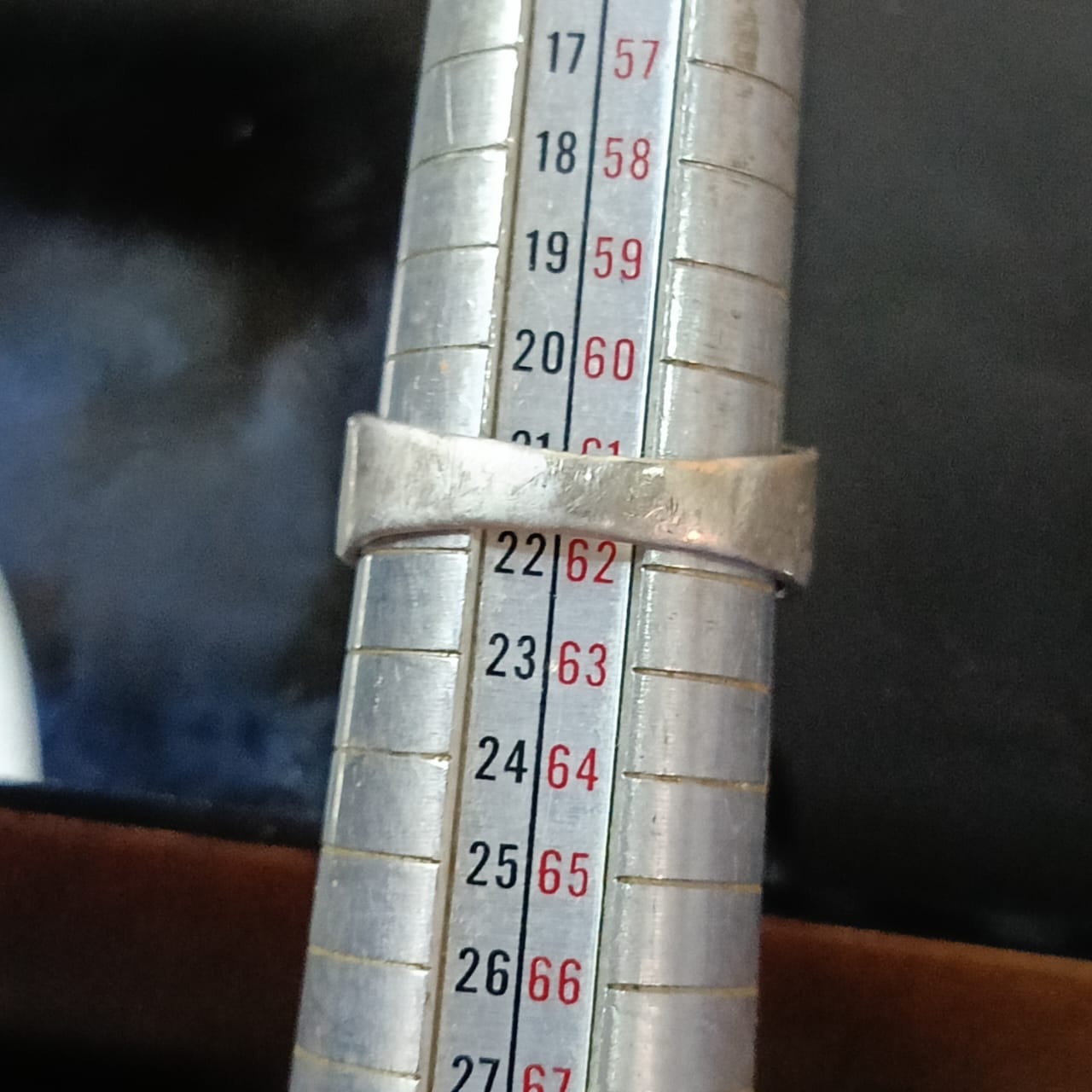 خاتم فضة بحجر عقيق أسود