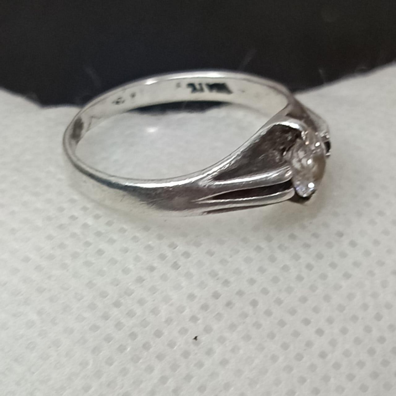 خاتم فضة نسائي تحفة