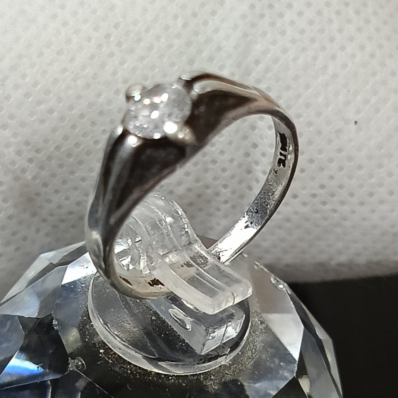 خاتم فضة نسائي تحفة