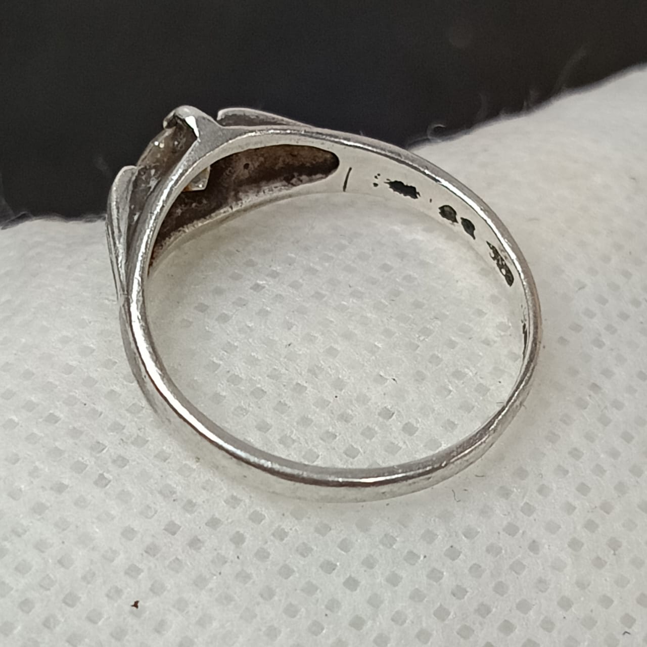 خاتم فضة نسائي تحفة