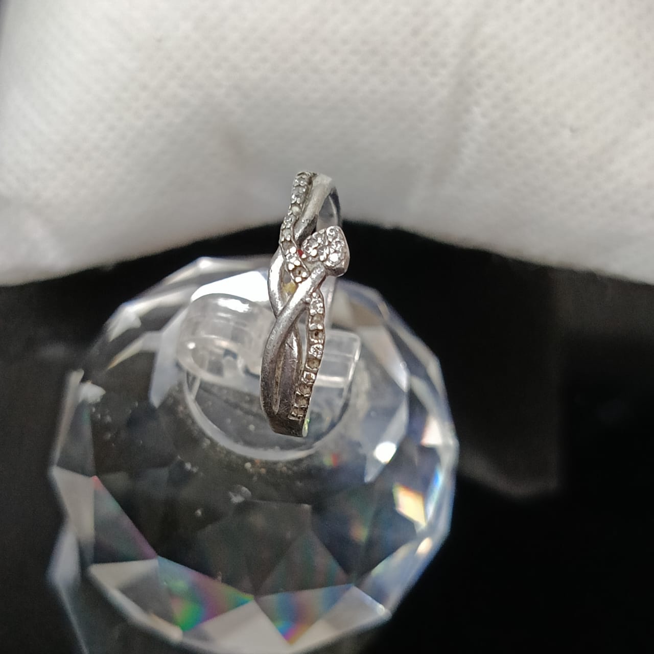 خاتم فضة نسائي