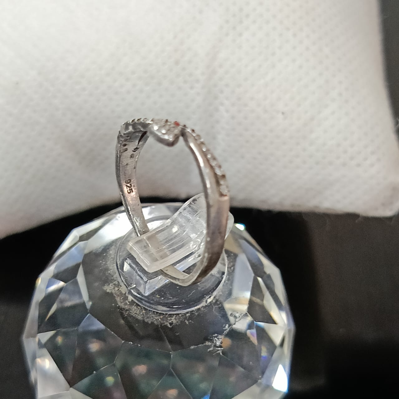 خاتم فضة نسائي