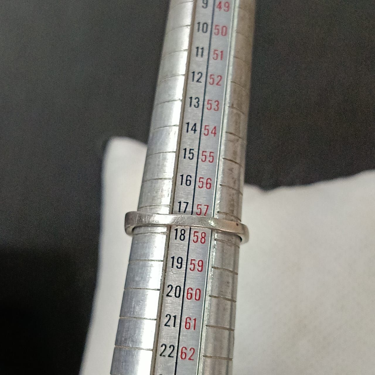 خاتم فضة نسائي