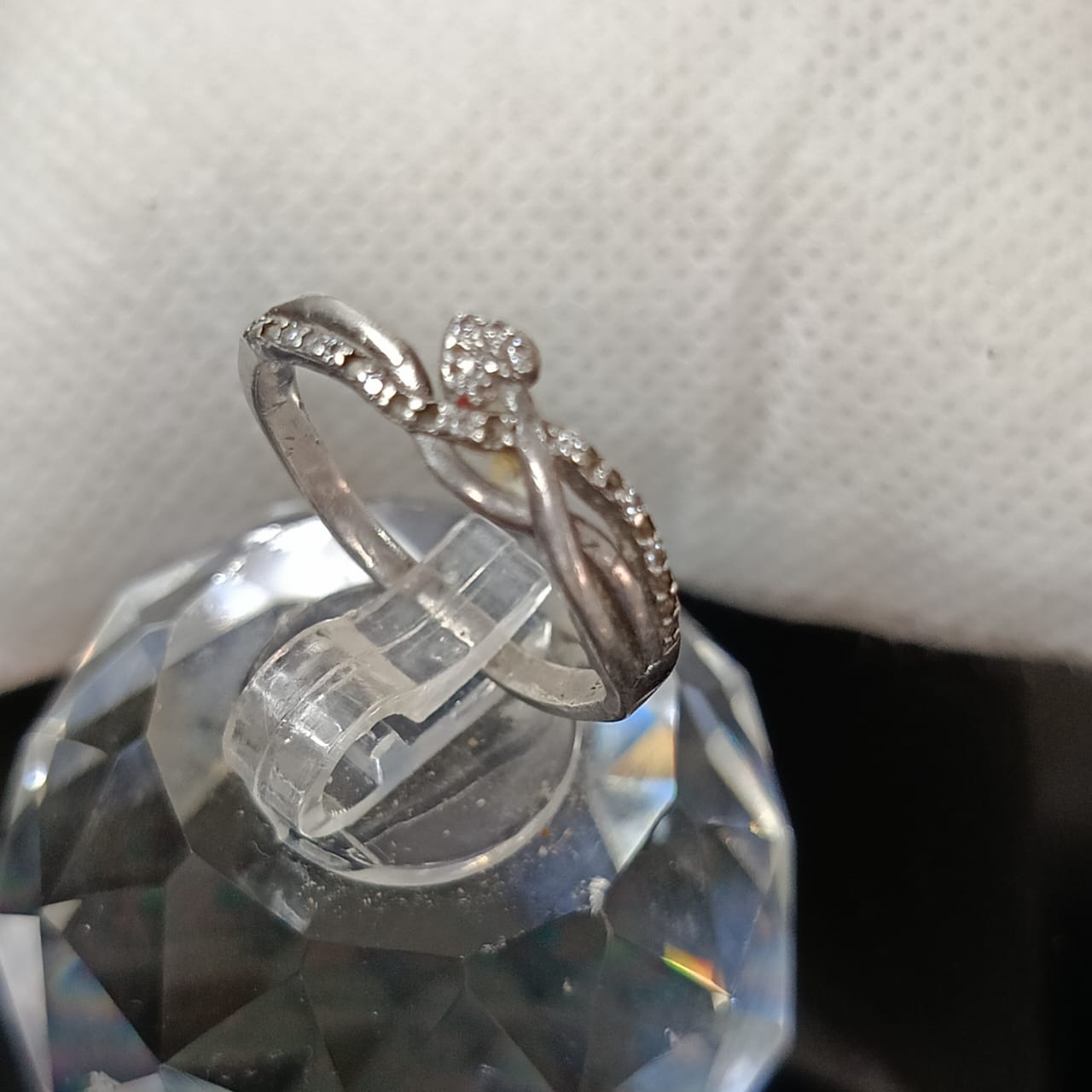 خاتم فضة نسائي