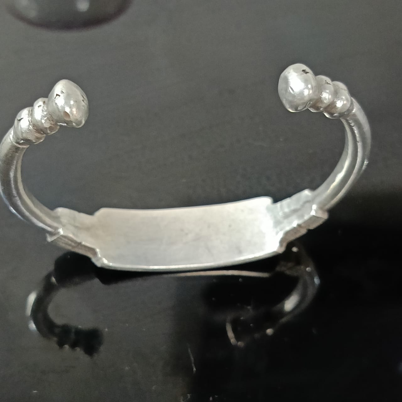 سوار فضة عتيق ثقيل