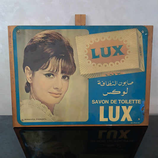 02 Plaque publicitaire antique