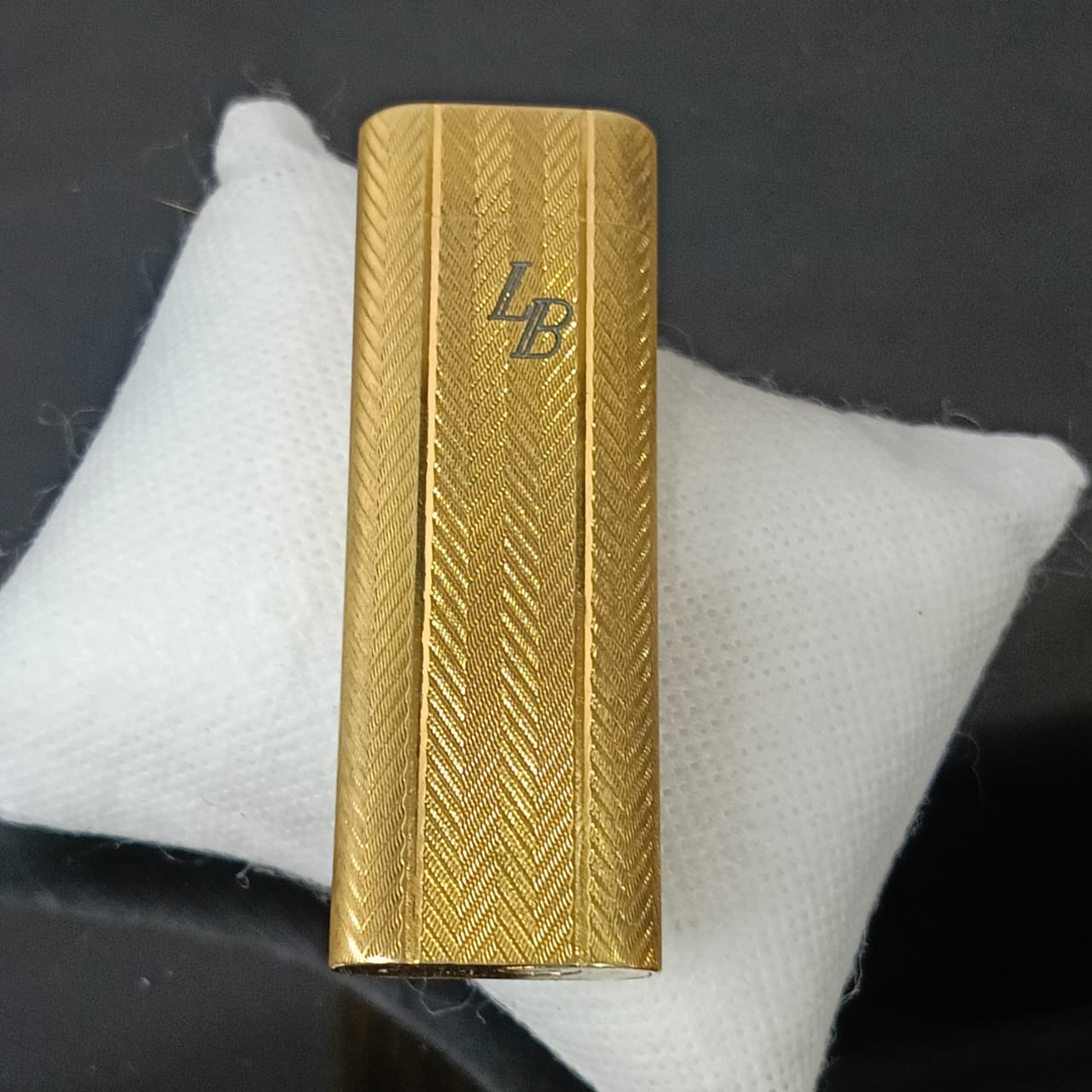Briquet Cartier original en plaqué or