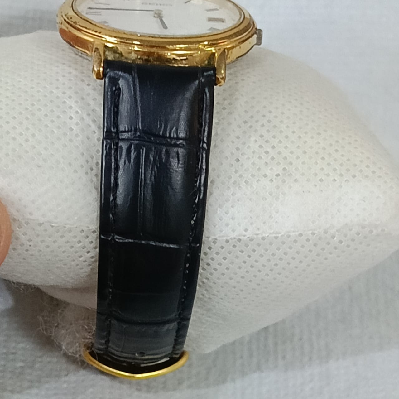 Montre Seiko classique plaqué or vintage original