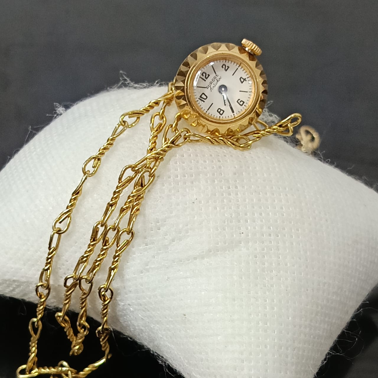 سلسلة بلاكي حر فرنسي بقلادة ساعة ميكانيك