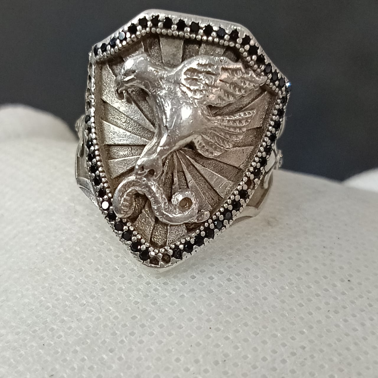 خاتم فضة أمريكي