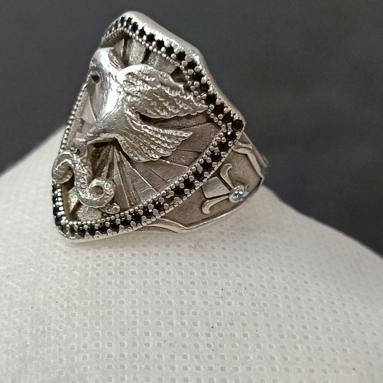 خاتم فضة أمريكي