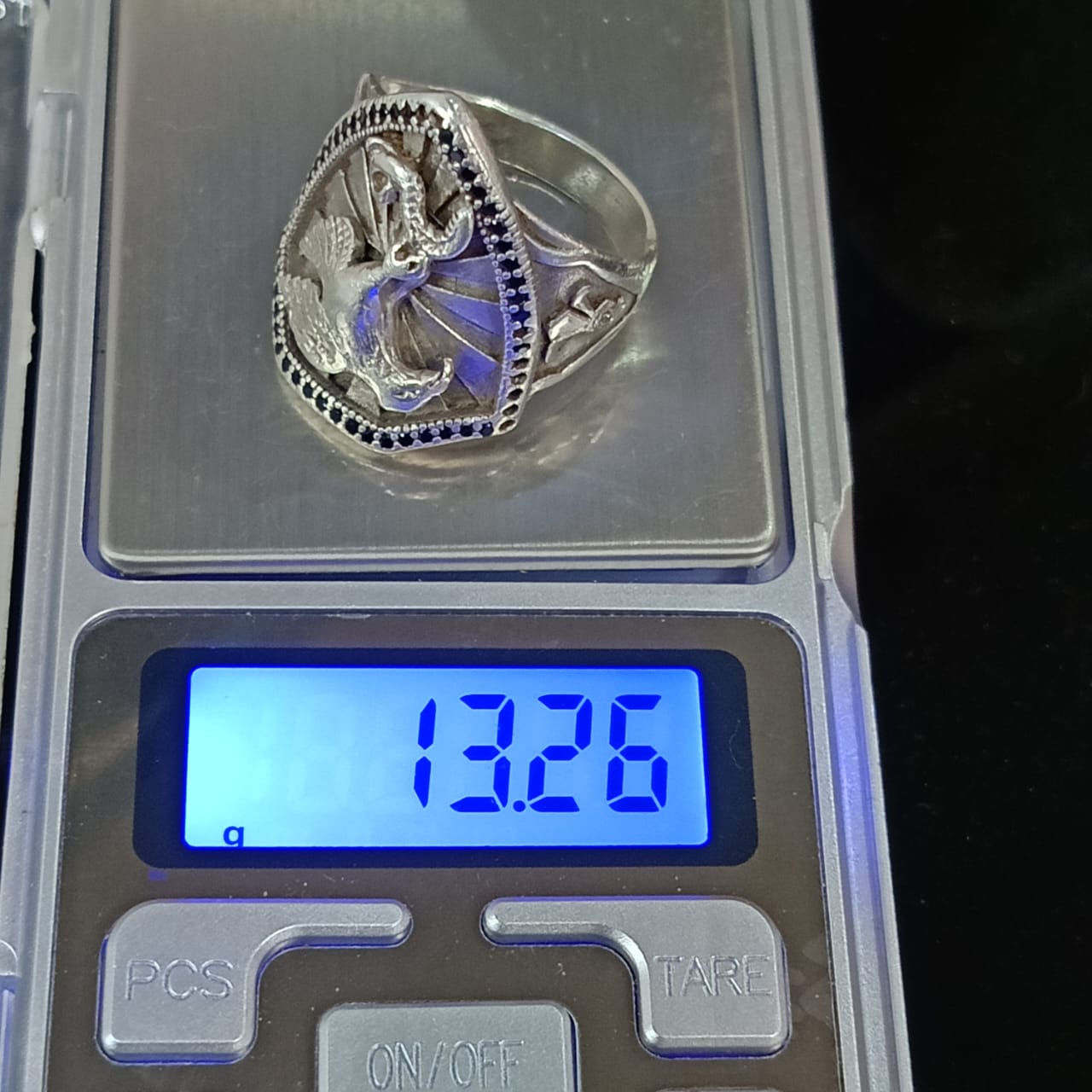 خاتم فضة أمريكي