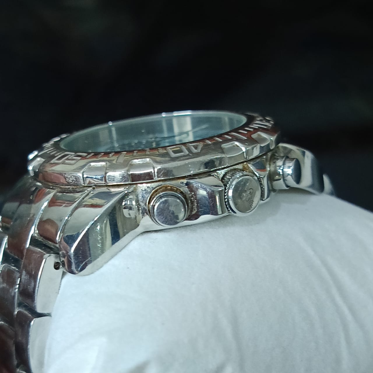 Montre montre gemonova ghronographe homme en diamant antique