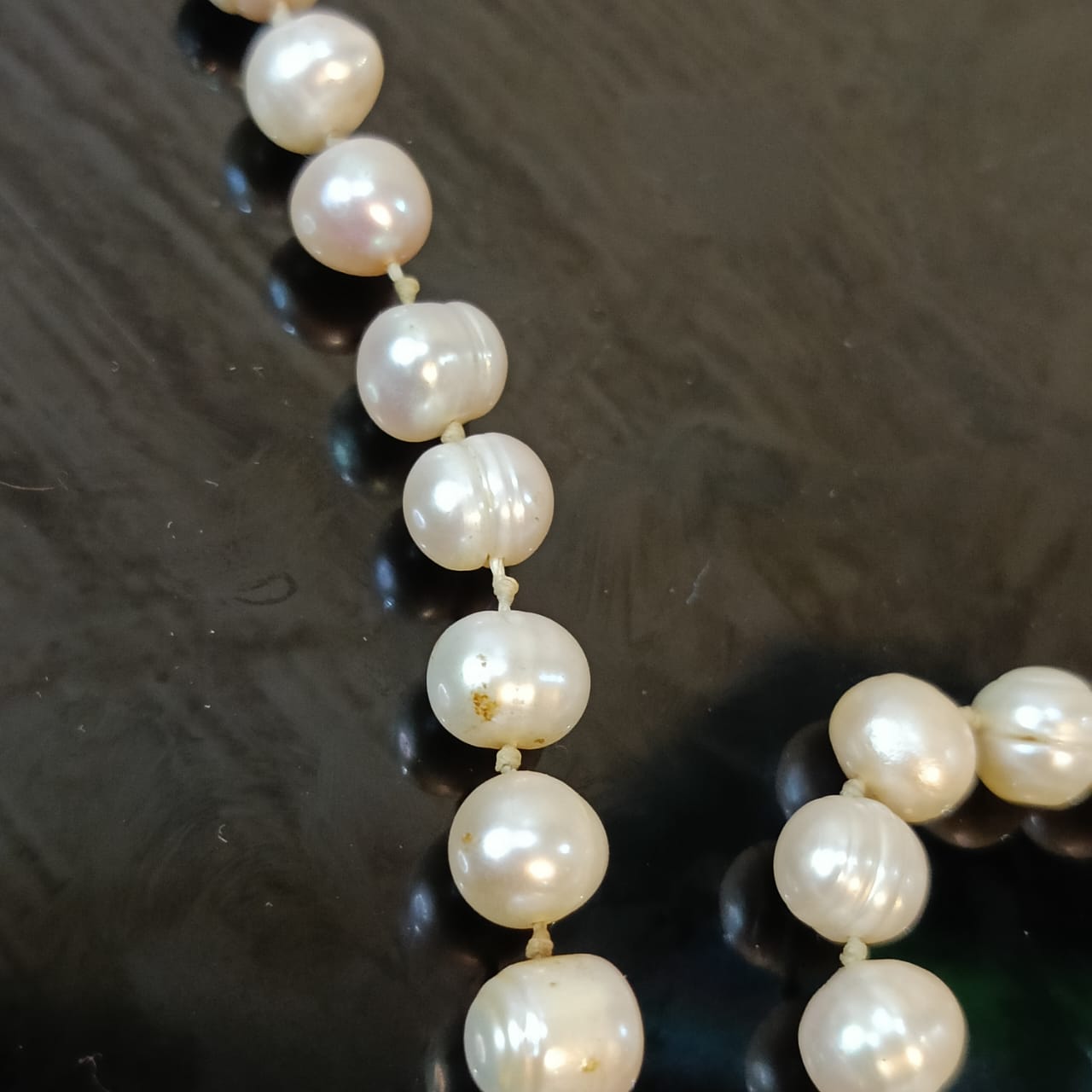 عقد من لؤلؤ طبيعي كبير بحجاة لاصلاح