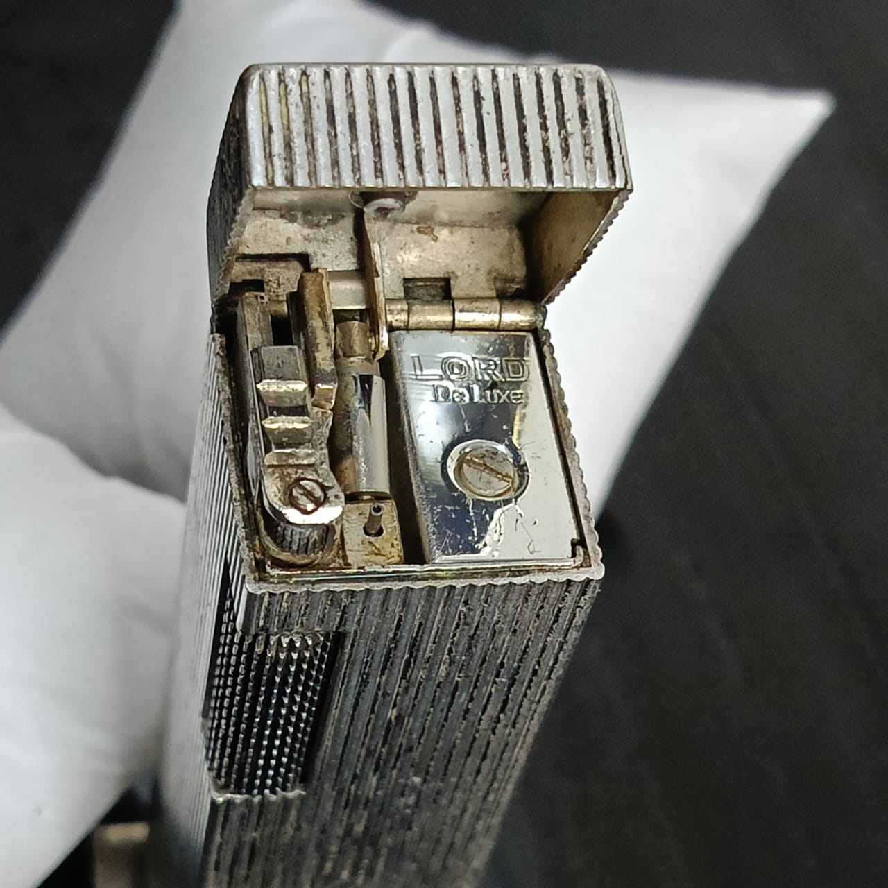 Briquet argenté antique