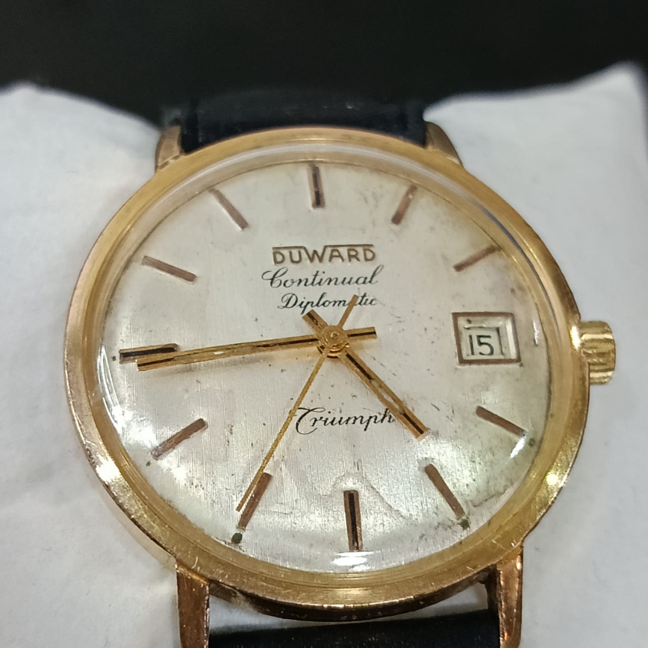 Montre doward automatique original plaqué or