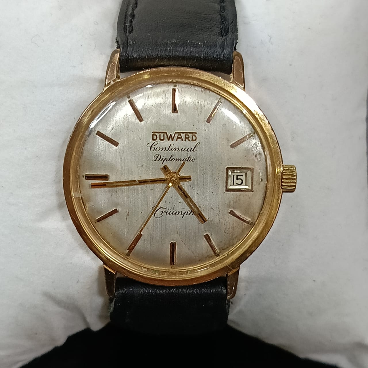 Montre doward automatique original plaqué or