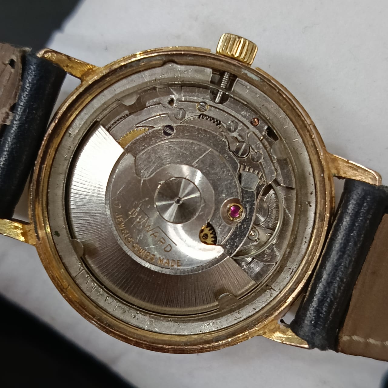 Montre doward automatique original plaqué or