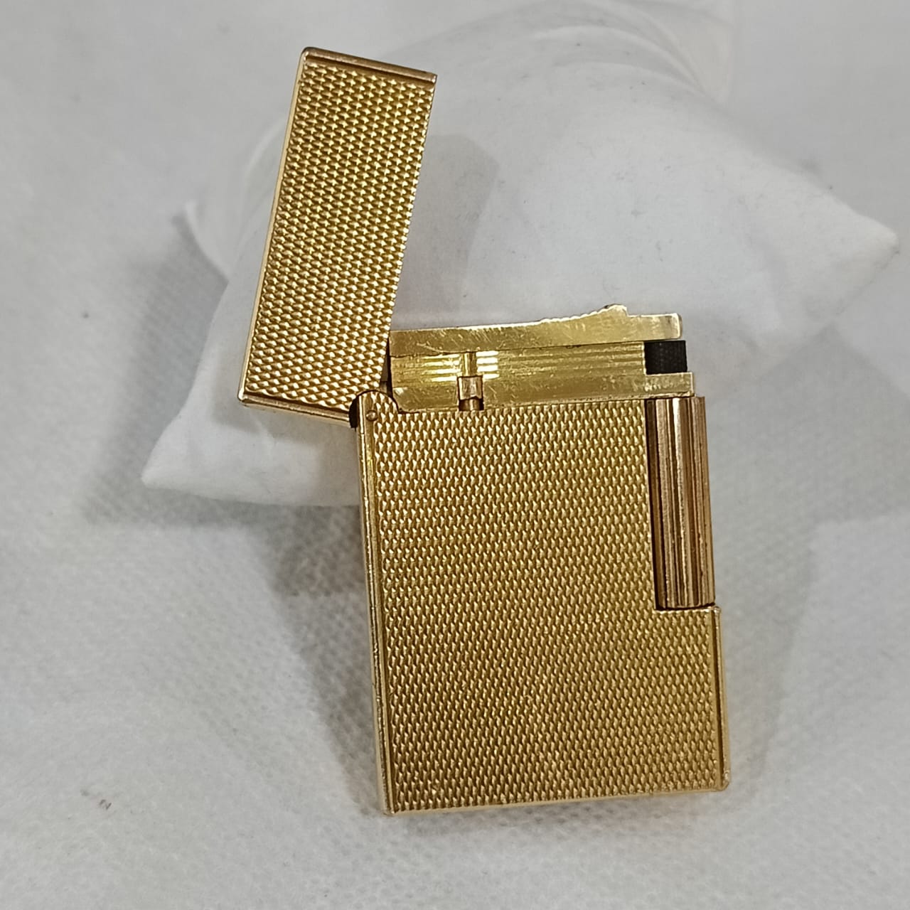 Briquet Dupont plaqué or vintage original
