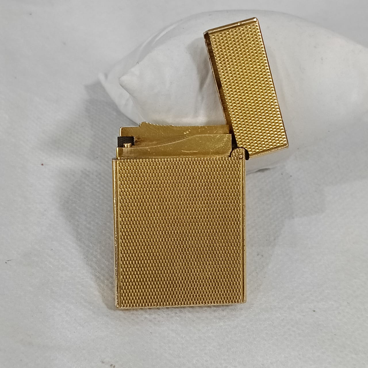 Briquet Dupont plaqué or vintage original