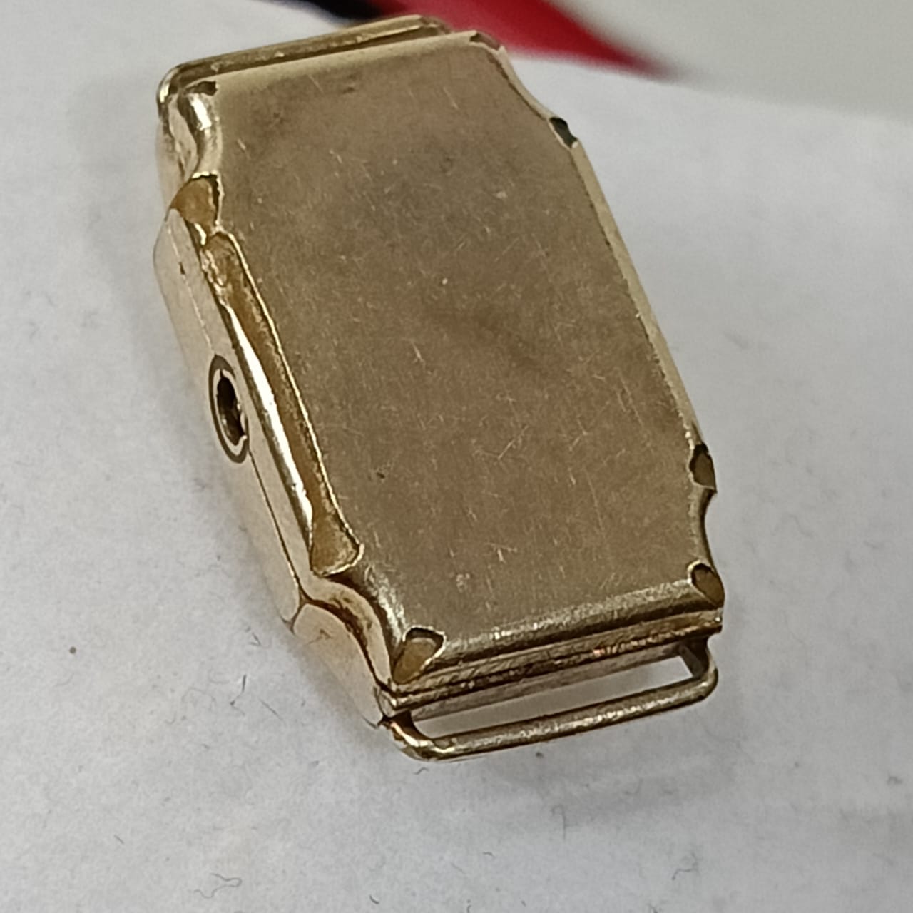 Montre mécanique vintage plaqué or femme