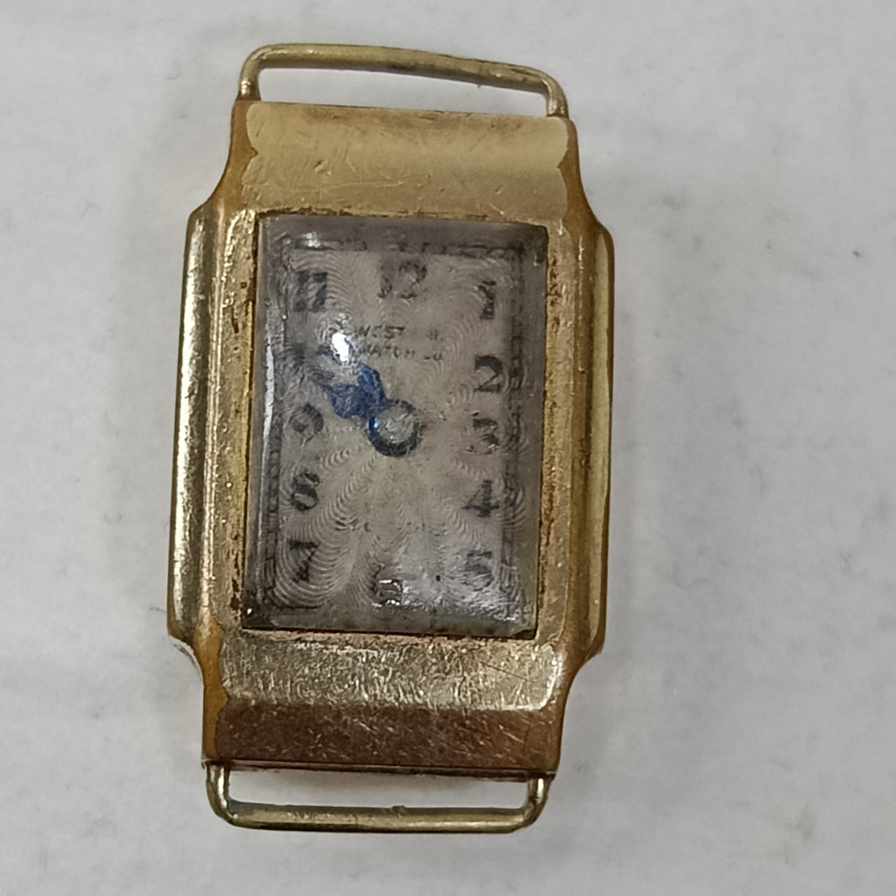 Montre mécanique vintage plaqué or femme