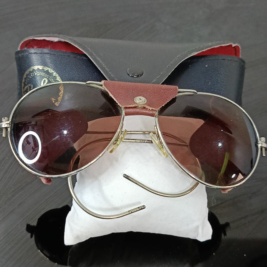 Lunette rare vintage original en cuir