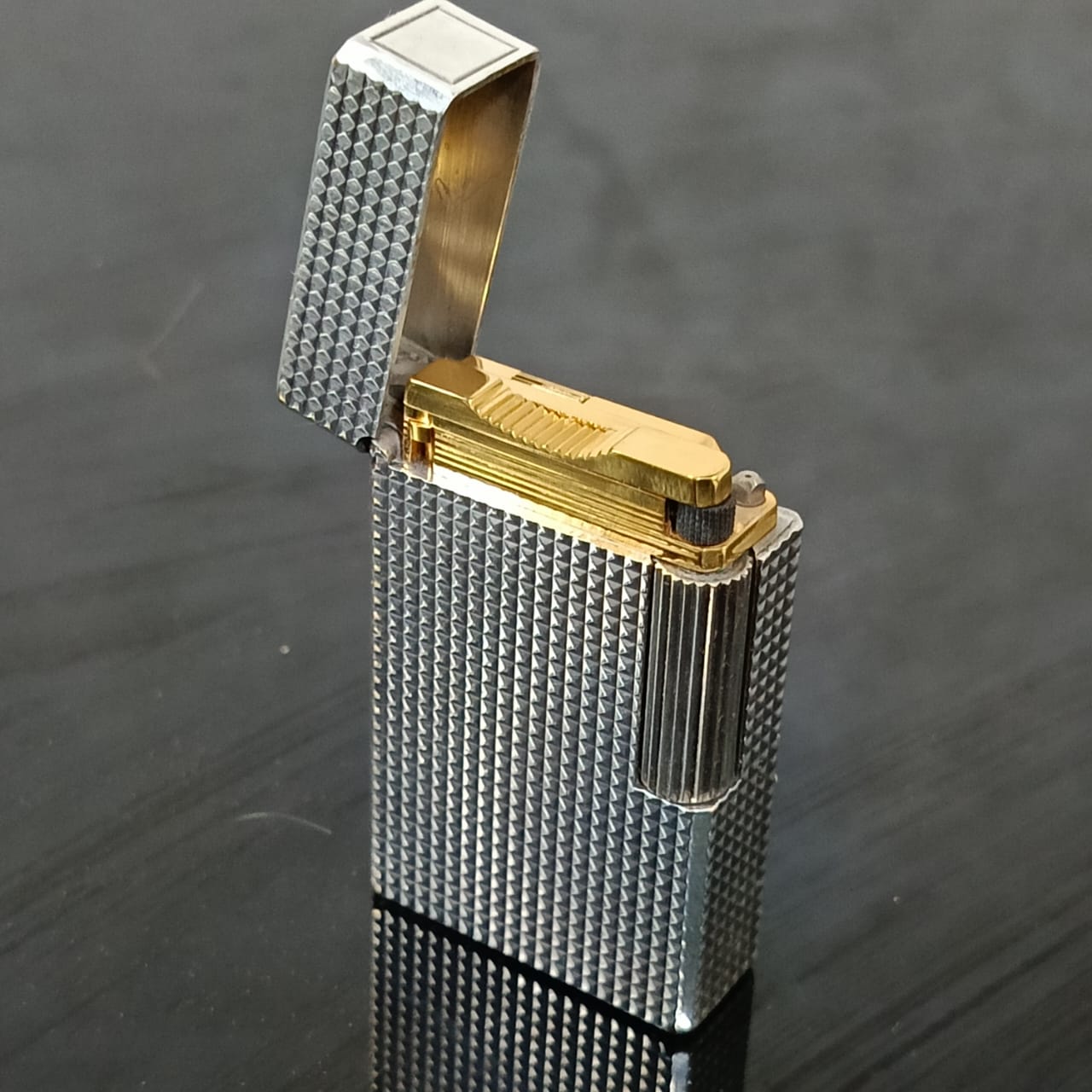 Briquet Dupont argent original