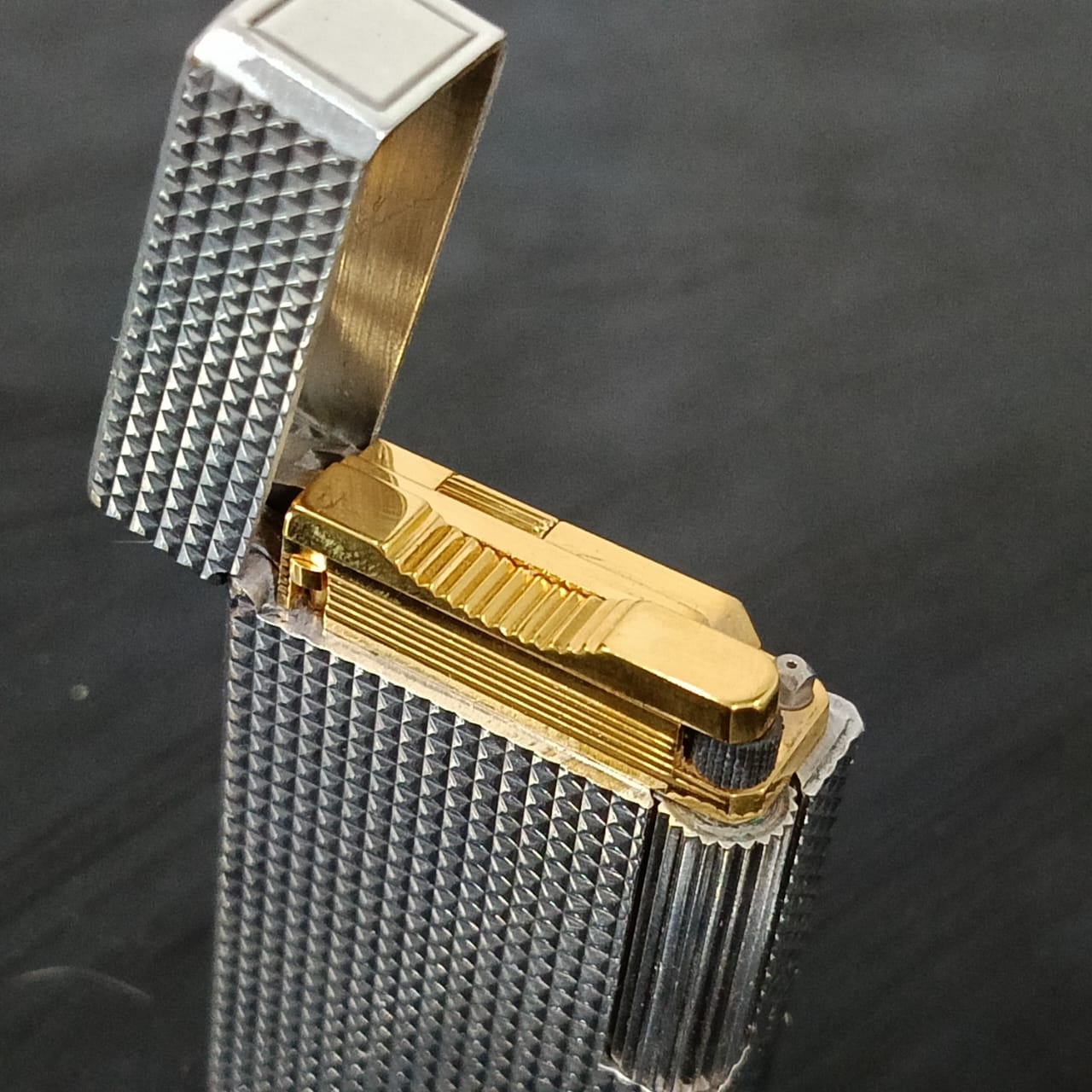 Briquet Dupont argent original