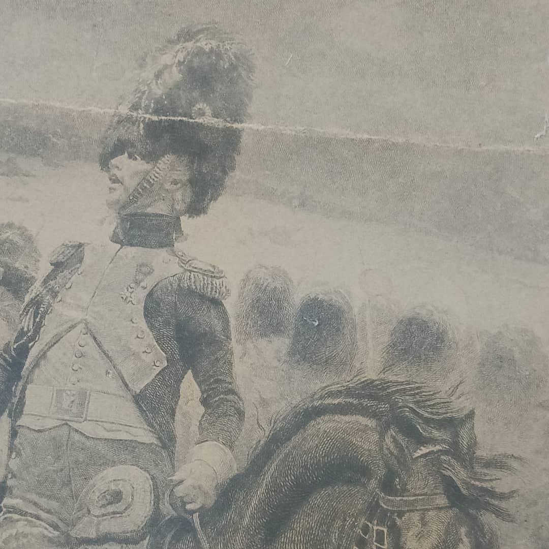 Graphique original signé vintage