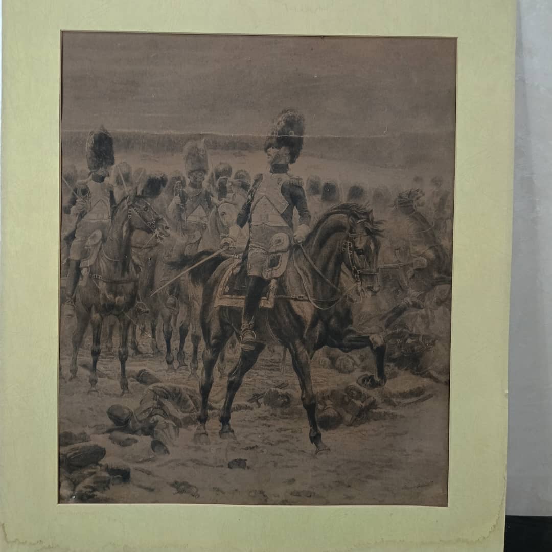 Graphique original signé vintage