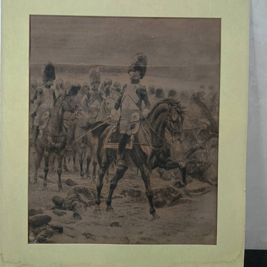 Graphique original signé vintage