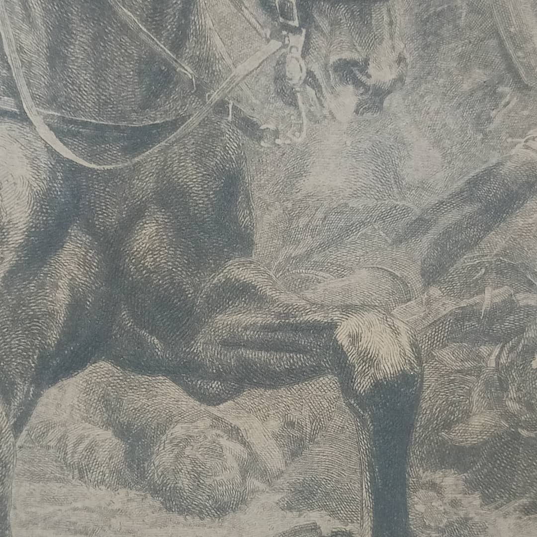 Graphique original signé vintage